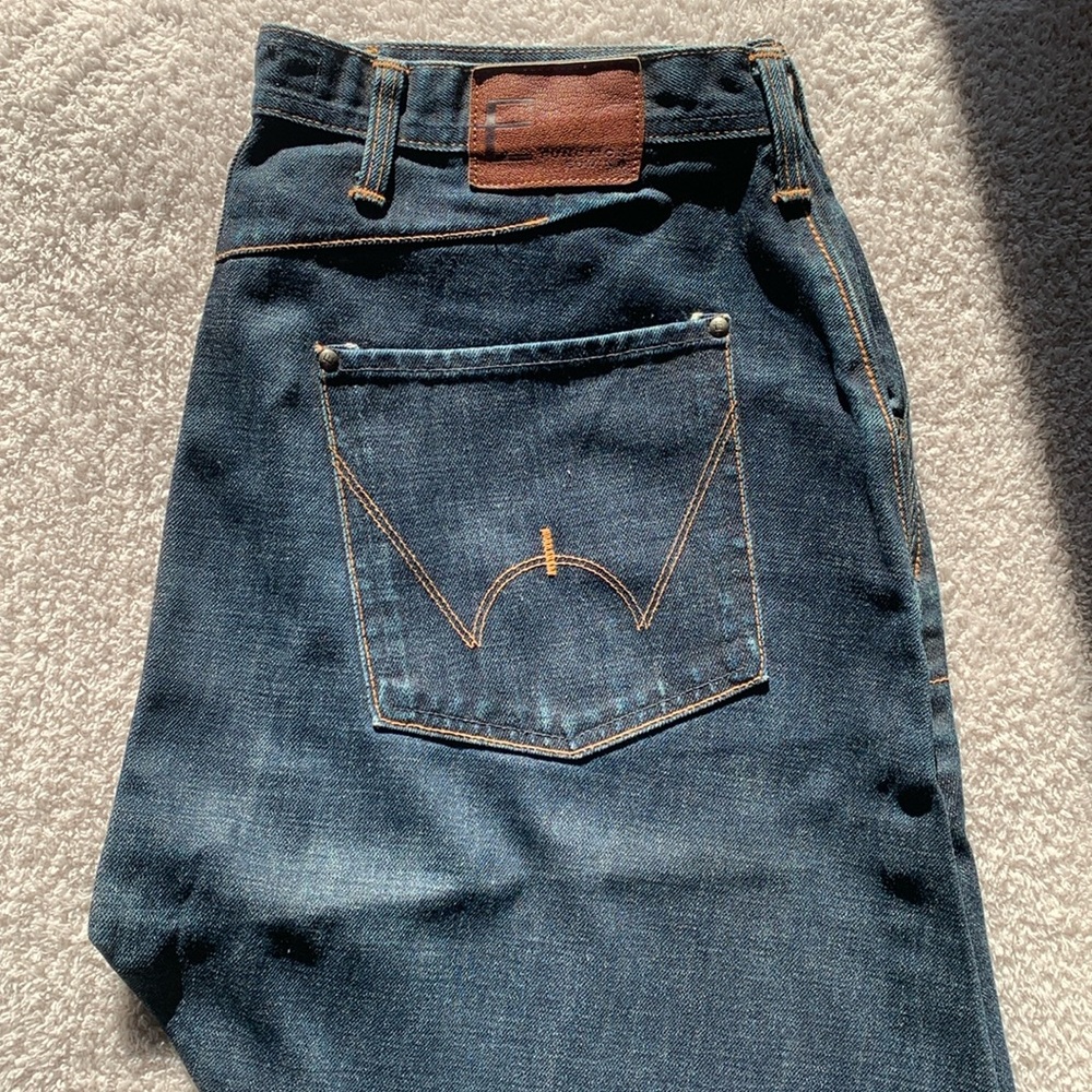 Edwin Efunction E2000 jeans Denim Draping  36 x 33 men’s